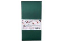 Load image into Gallery viewer, Green presentation box for the Robin Advent Candles, with a white patterned band.