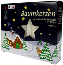 Load image into Gallery viewer, EWA Christmas Tree Candles – Pack of 20