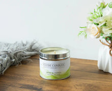 Load image into Gallery viewer, Moss and Tonka Scented Candle Tin