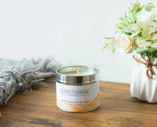 Load image into Gallery viewer, Sweet Ginger and Lime Scented Candle Tin