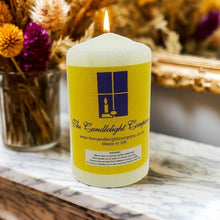 Load image into Gallery viewer, Church Candle - Ivory 7.5cm x 5cm (B9174)