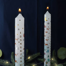 Load image into Gallery viewer, Santa &amp; Reindeer Advent Candles – Gift Boxed Set of 2
