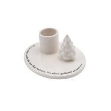 Load image into Gallery viewer, Christmas Tree Ceramic Candlestick Holder – Gift Boxed
