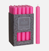 Load image into Gallery viewer, Deep Pink Rustic Baton Dinner Candle

