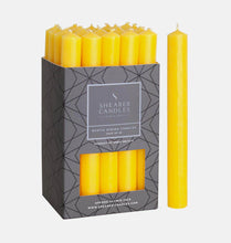 Load image into Gallery viewer, Lemon Yellow Rustic Baton Dinner Candle

