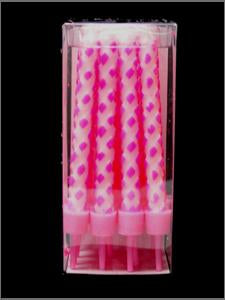 Birthday Candles - Pink - Box of 16