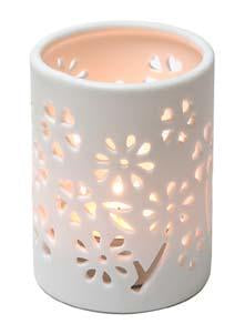 Ceramic Pierced Tealight Candle Holder