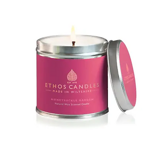 Ethos Honeysuckle Garden Scented Candle Tin