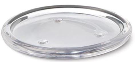 Candle Holder - Round Glass Plate