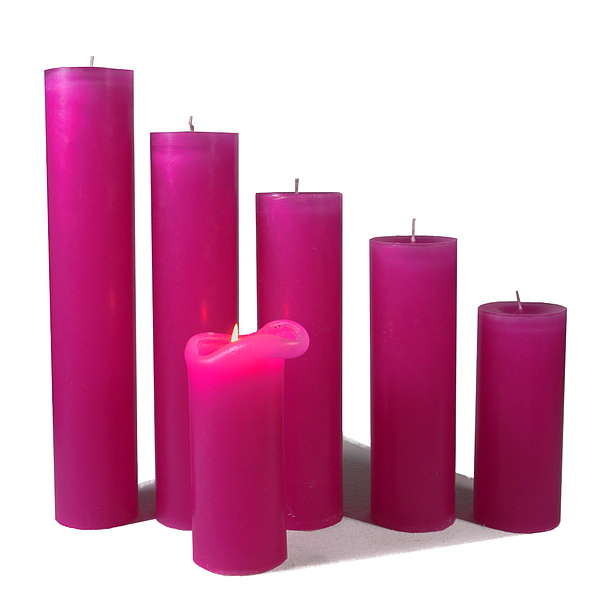 Maria Buytaert Candle - Dark Pink