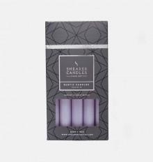 Pale Lilac Rustic Baton Dinner Candle